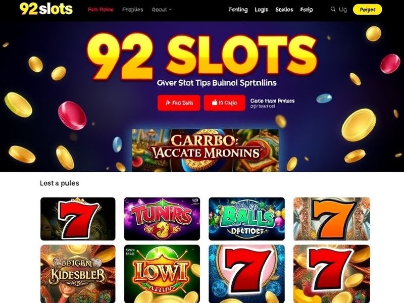 Welcome to 92 Slots Hub – the ultimate resource for online gambling enthusiasts. Explore reviews, strategies, and up-to-date information on 92 slots, one of the most popular casino games. Discover top-rated casinos, payout rates, and how to maximize your wins!